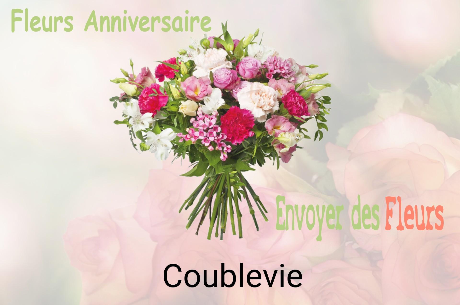 Bouquet de fleurs d’anniversaire livré à Coublevie