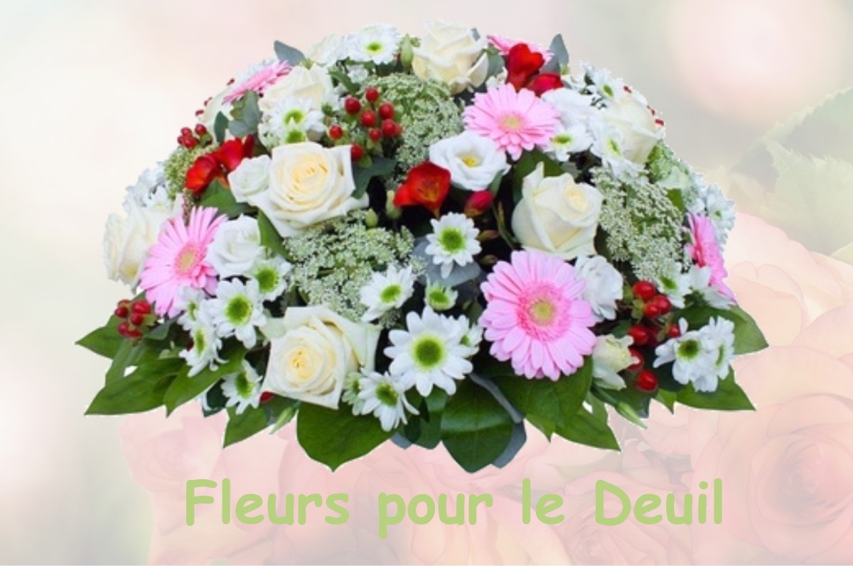 fleurs deuil COUBLEVIE